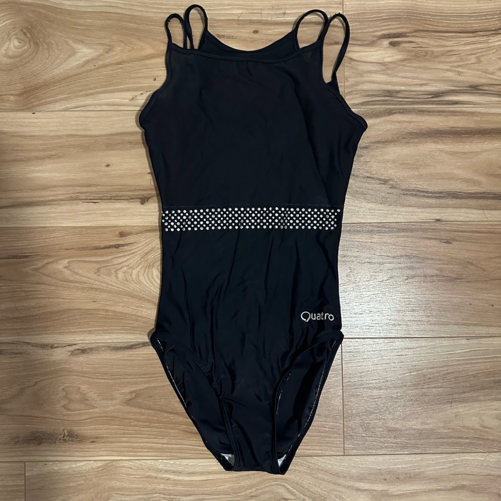 Quattro gymnastics leotard, size, adult medium